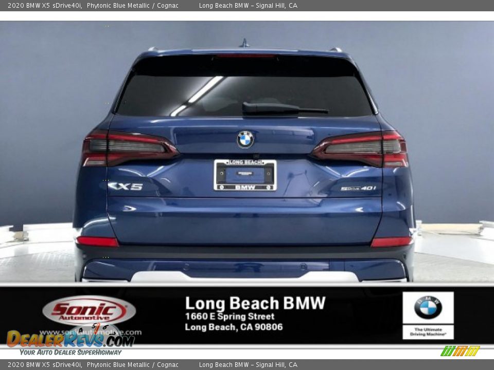 2020 BMW X5 sDrive40i Phytonic Blue Metallic / Cognac Photo #4