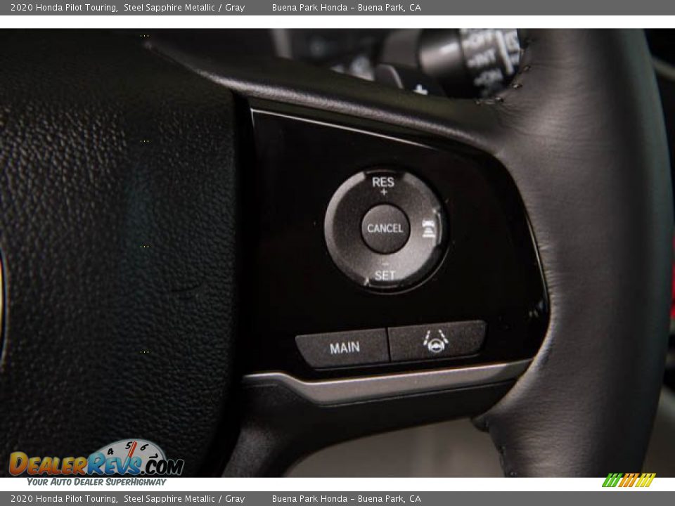 2020 Honda Pilot Touring Steel Sapphire Metallic / Gray Photo #15