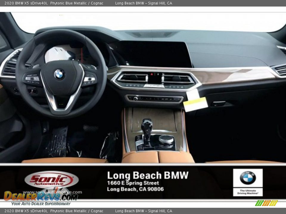 2020 BMW X5 sDrive40i Phytonic Blue Metallic / Cognac Photo #5