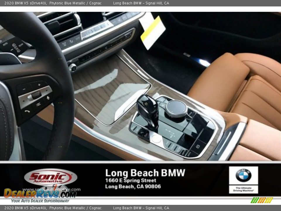 2020 BMW X5 sDrive40i Phytonic Blue Metallic / Cognac Photo #8