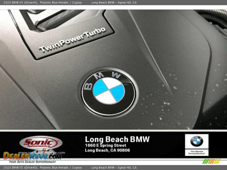 2020 BMW X5 sDrive40i Phytonic Blue Metallic / Cognac Photo #11