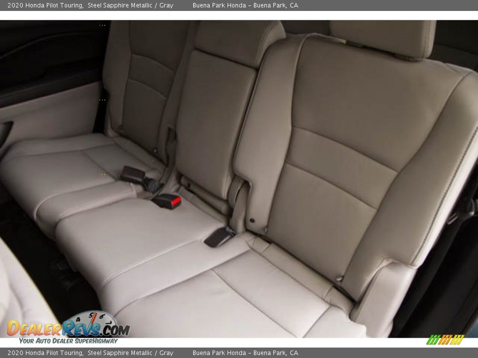 2020 Honda Pilot Touring Steel Sapphire Metallic / Gray Photo #21