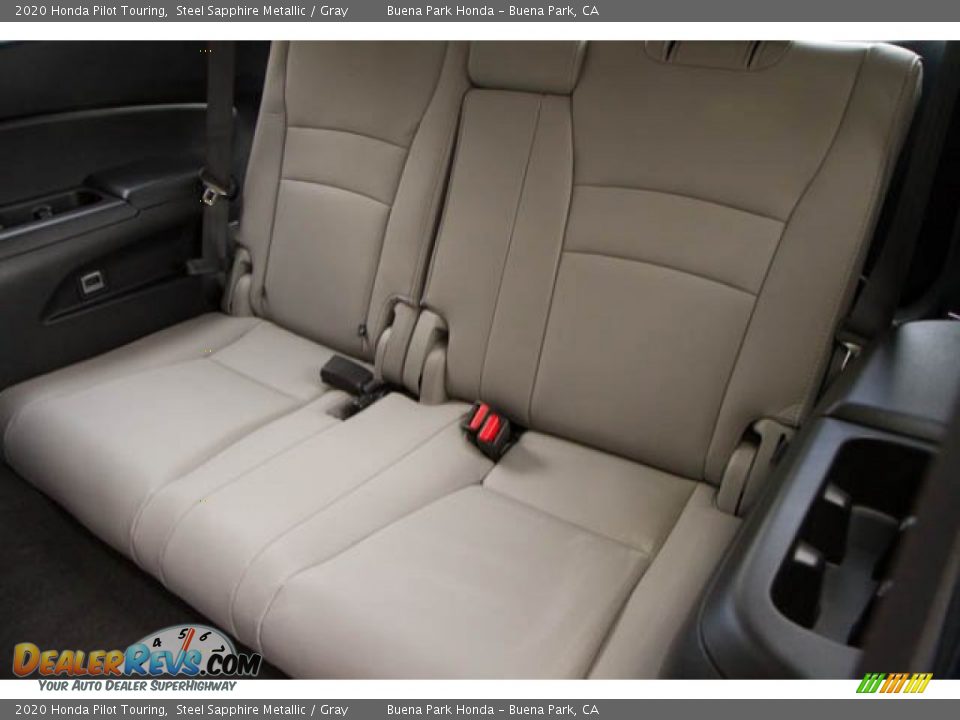2020 Honda Pilot Touring Steel Sapphire Metallic / Gray Photo #22