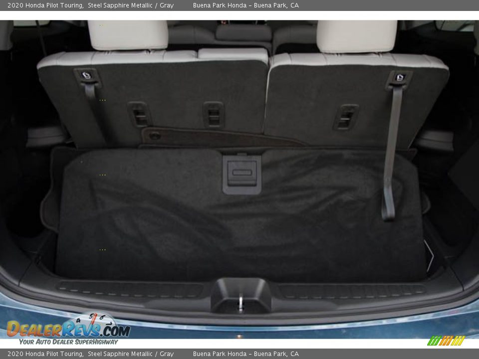2020 Honda Pilot Touring Steel Sapphire Metallic / Gray Photo #23