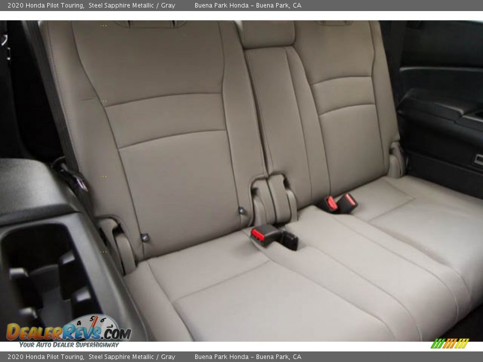 2020 Honda Pilot Touring Steel Sapphire Metallic / Gray Photo #24
