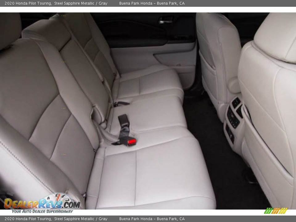 2020 Honda Pilot Touring Steel Sapphire Metallic / Gray Photo #25