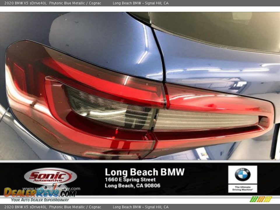 2020 BMW X5 sDrive40i Phytonic Blue Metallic / Cognac Photo #15
