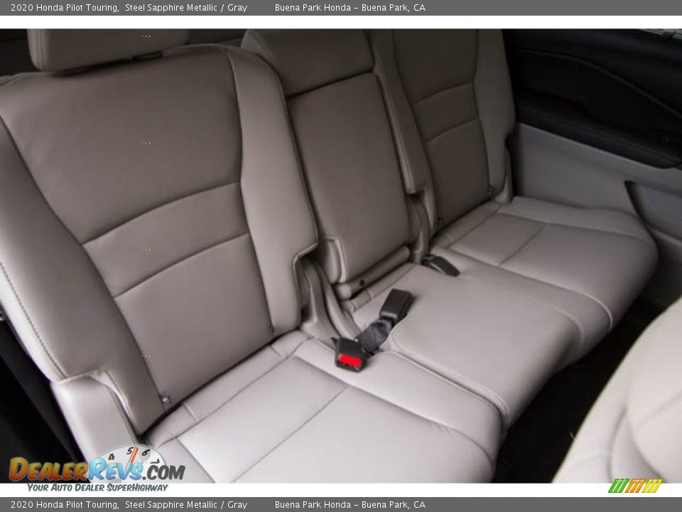 2020 Honda Pilot Touring Steel Sapphire Metallic / Gray Photo #26