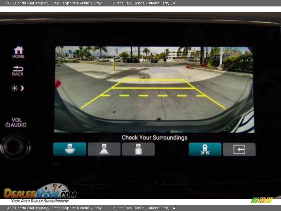 2020 Honda Pilot Touring Steel Sapphire Metallic / Gray Photo #31