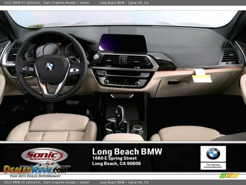 2020 BMW X3 sDrive30i Dark Graphite Metallic / Oyster Photo #5