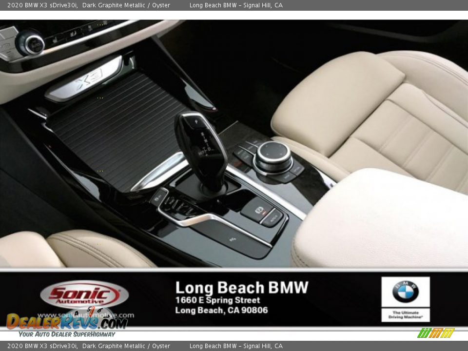 2020 BMW X3 sDrive30i Dark Graphite Metallic / Oyster Photo #8