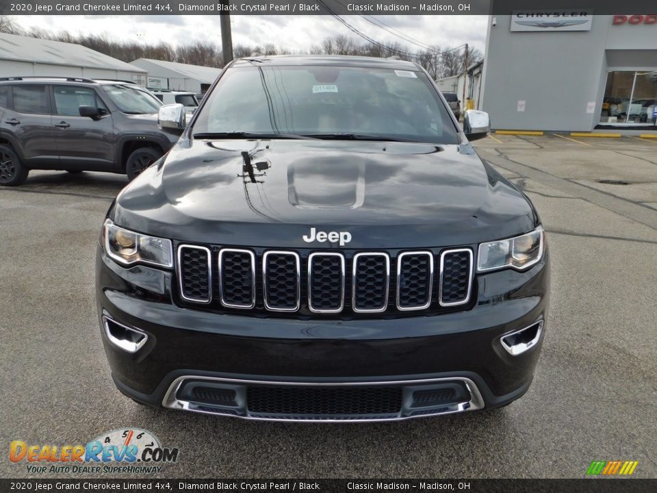 2020 Jeep Grand Cherokee Limited 4x4 Diamond Black Crystal Pearl / Black Photo #4