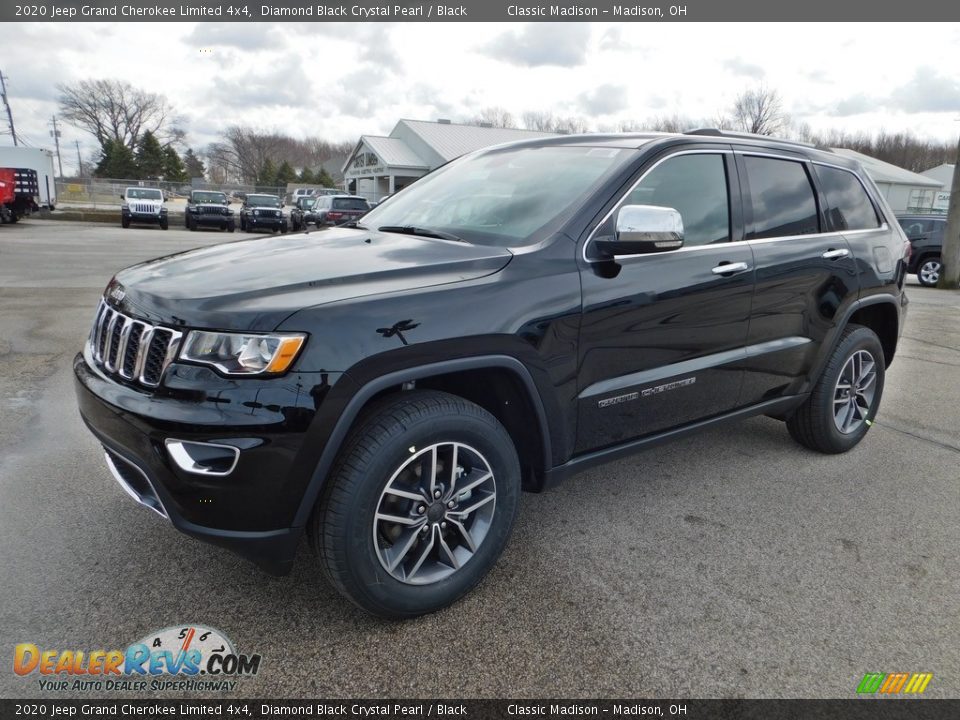 2020 Jeep Grand Cherokee Limited 4x4 Diamond Black Crystal Pearl / Black Photo #5