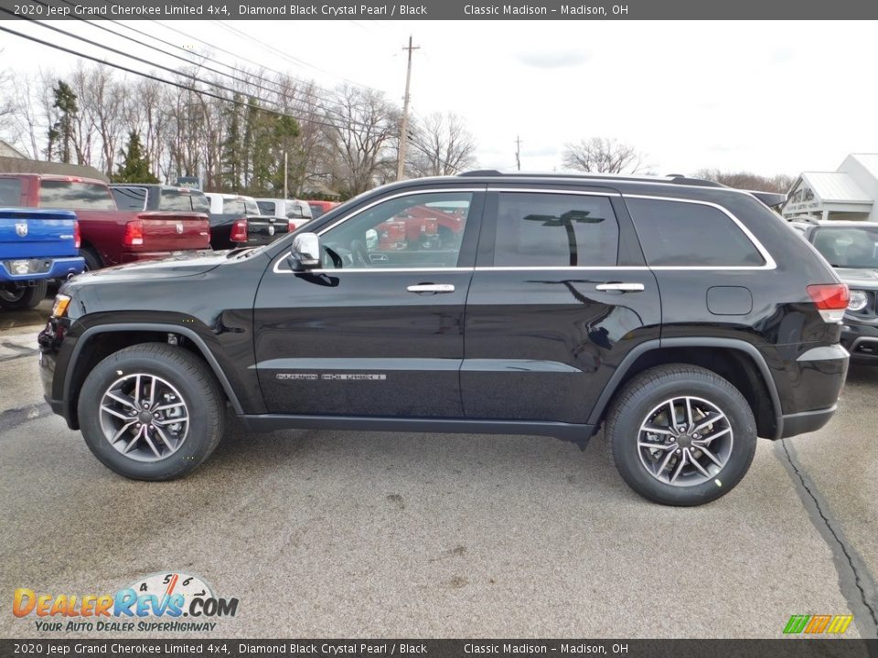 2020 Jeep Grand Cherokee Limited 4x4 Diamond Black Crystal Pearl / Black Photo #6