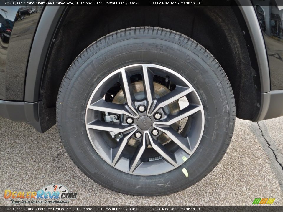 2020 Jeep Grand Cherokee Limited 4x4 Diamond Black Crystal Pearl / Black Photo #9