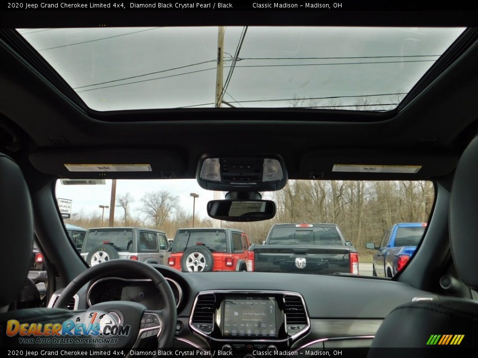 2020 Jeep Grand Cherokee Limited 4x4 Diamond Black Crystal Pearl / Black Photo #12