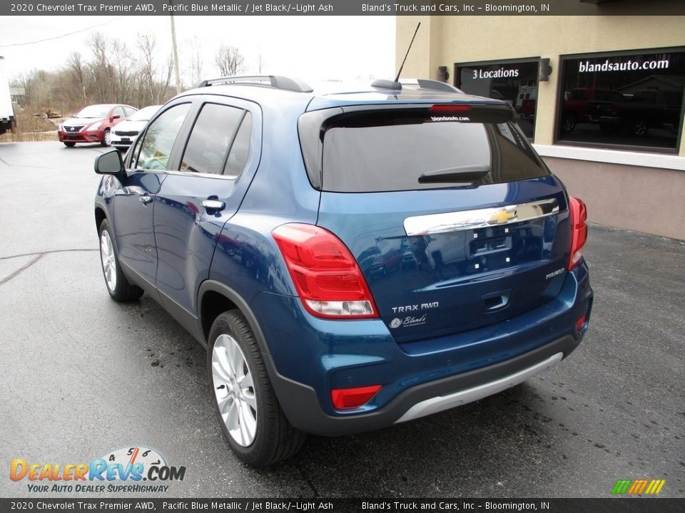 2020 Chevrolet Trax Premier AWD Pacific Blue Metallic / Jet Black/­Light Ash Photo #3
