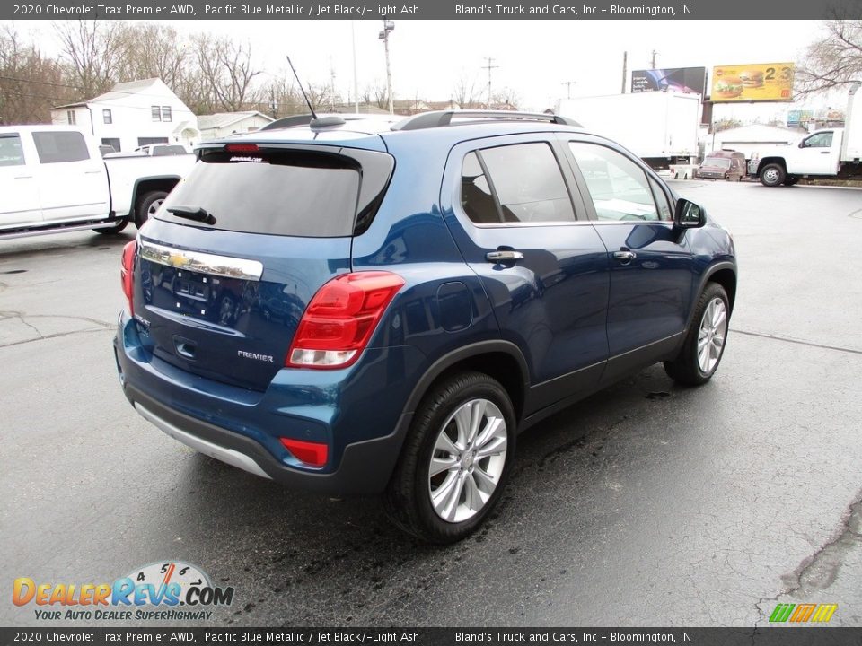 2020 Chevrolet Trax Premier AWD Pacific Blue Metallic / Jet Black/­Light Ash Photo #4