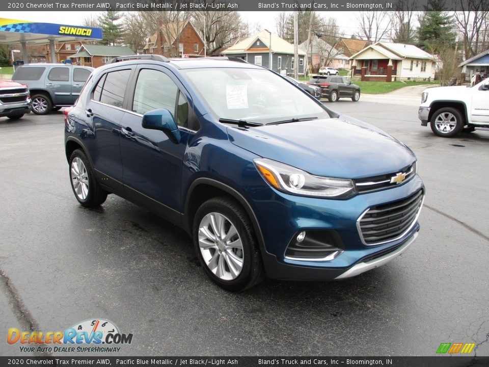 2020 Chevrolet Trax Premier AWD Pacific Blue Metallic / Jet Black/­Light Ash Photo #5