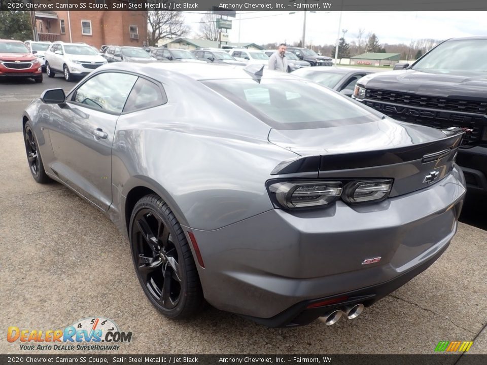 2020 Chevrolet Camaro SS Coupe Satin Steel Metallic / Jet Black Photo #6