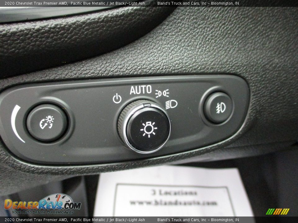 2020 Chevrolet Trax Premier AWD Pacific Blue Metallic / Jet Black/­Light Ash Photo #13