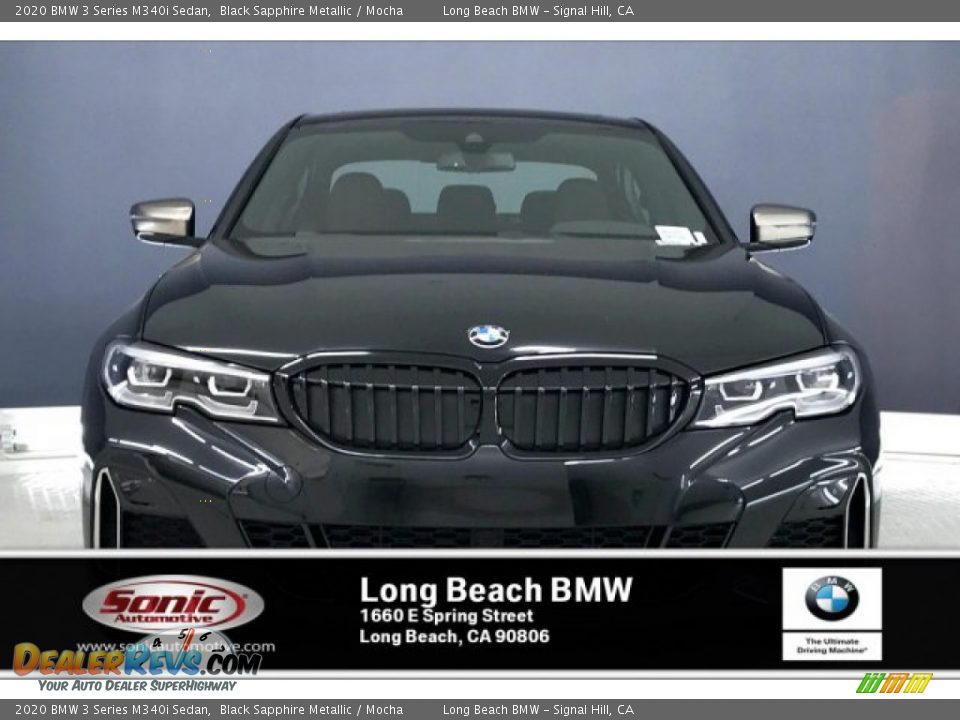 2020 BMW 3 Series M340i Sedan Black Sapphire Metallic / Mocha Photo #2