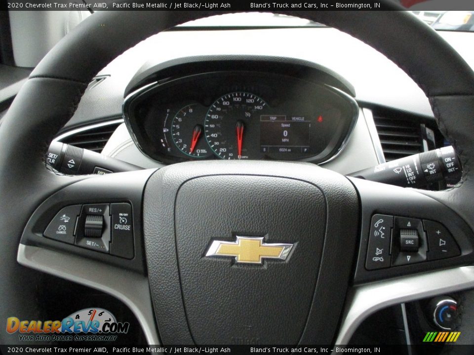 2020 Chevrolet Trax Premier AWD Pacific Blue Metallic / Jet Black/­Light Ash Photo #14