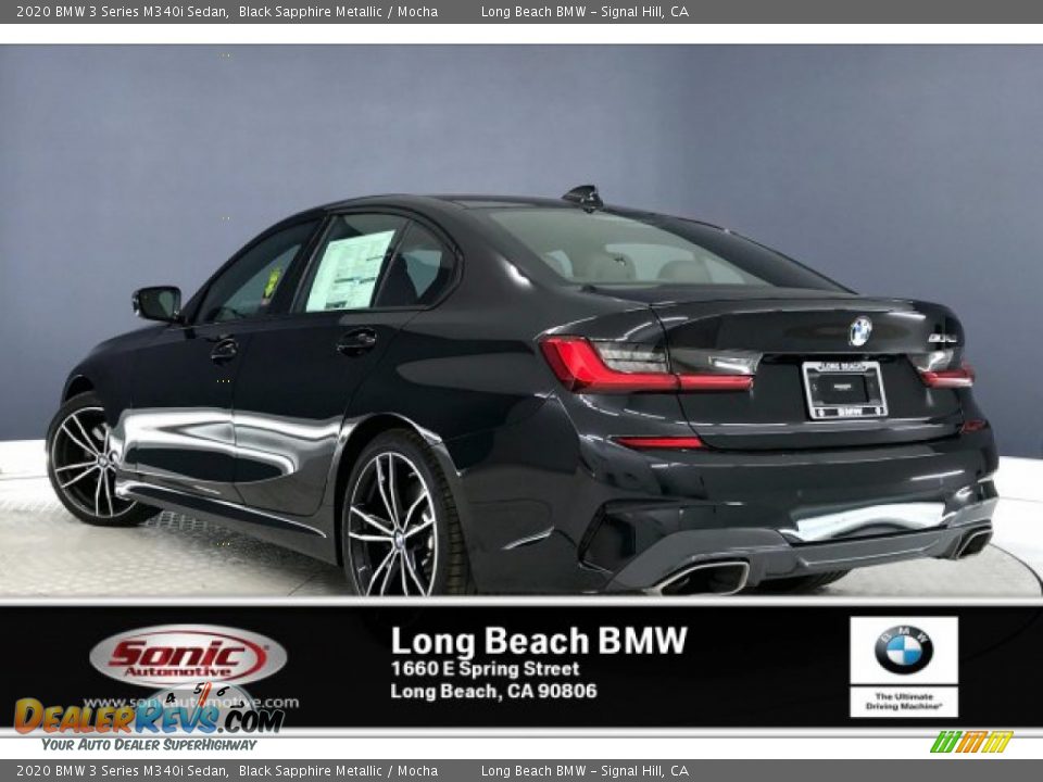 2020 BMW 3 Series M340i Sedan Black Sapphire Metallic / Mocha Photo #3