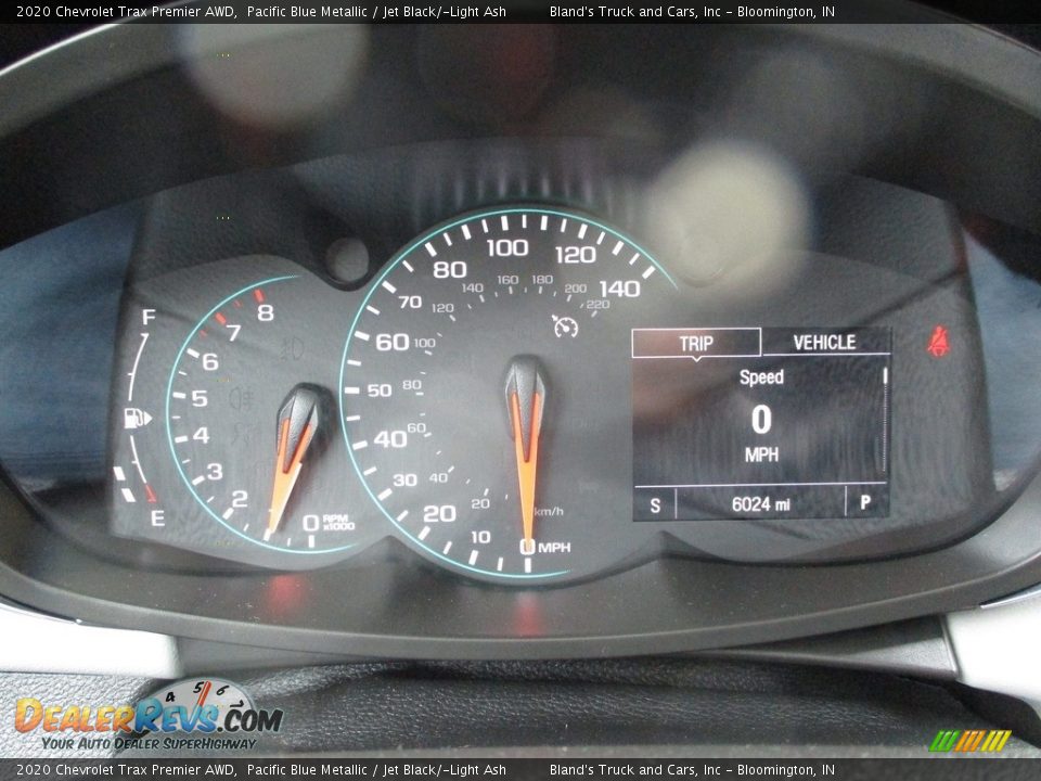 2020 Chevrolet Trax Premier AWD Pacific Blue Metallic / Jet Black/­Light Ash Photo #15