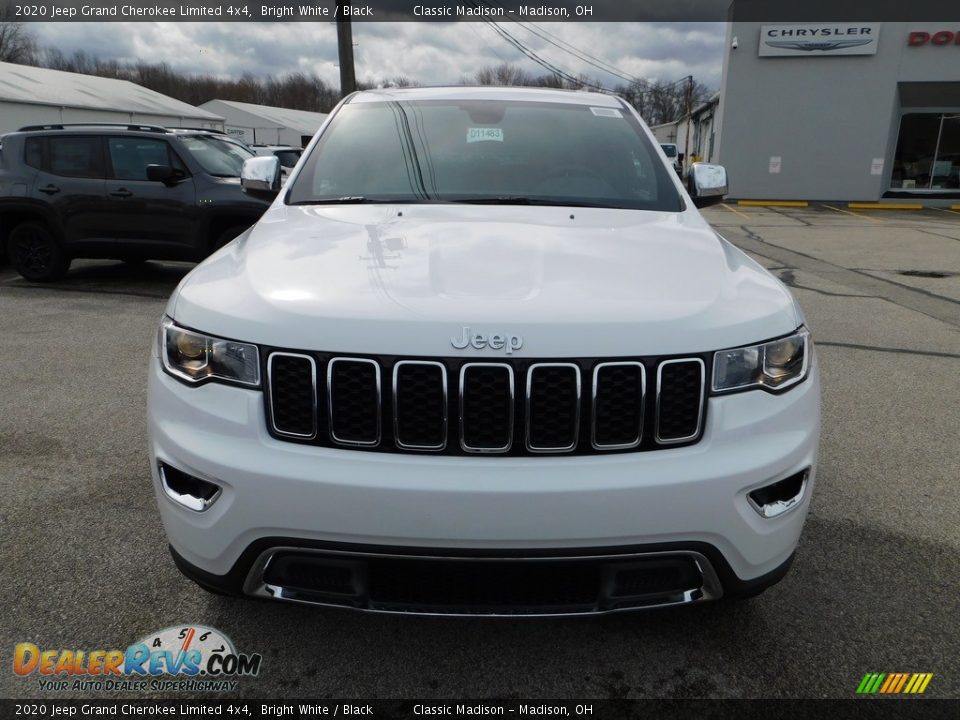2020 Jeep Grand Cherokee Limited 4x4 Bright White / Black Photo #4