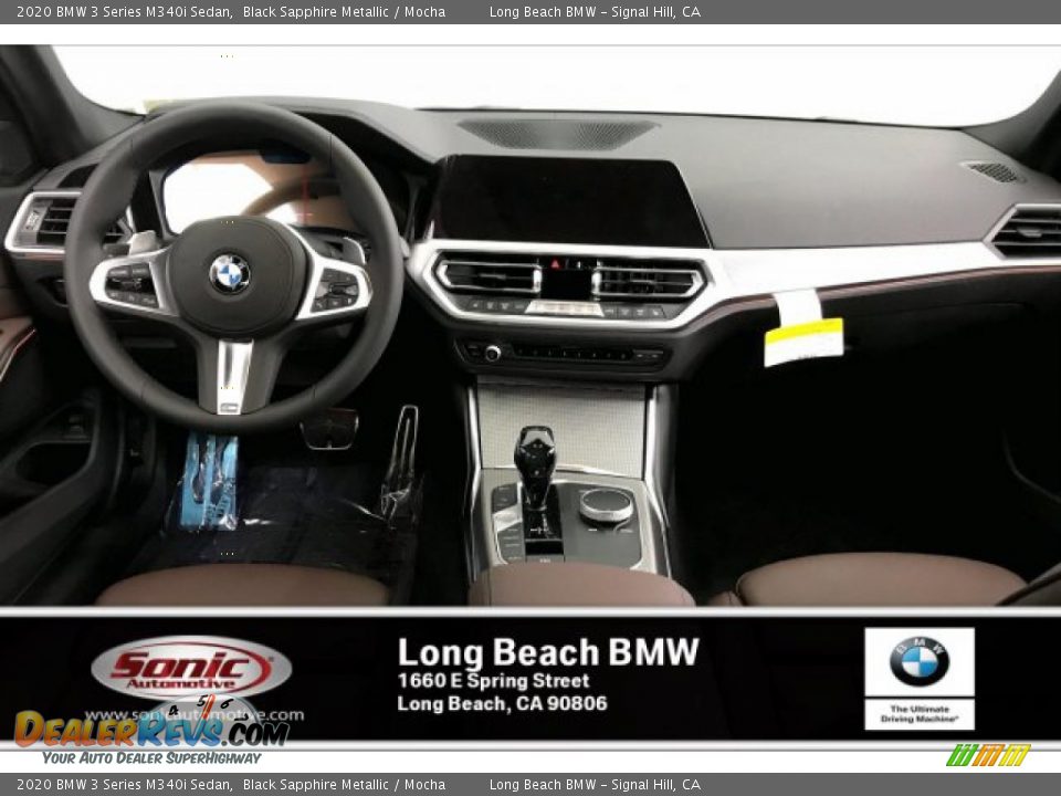 2020 BMW 3 Series M340i Sedan Black Sapphire Metallic / Mocha Photo #5
