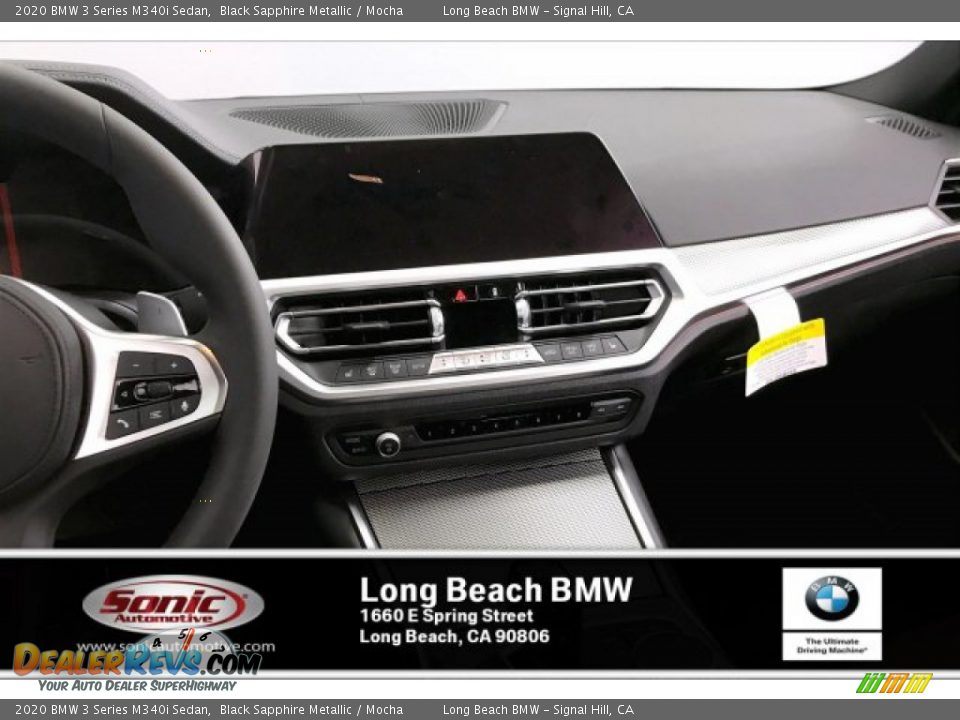 2020 BMW 3 Series M340i Sedan Black Sapphire Metallic / Mocha Photo #6