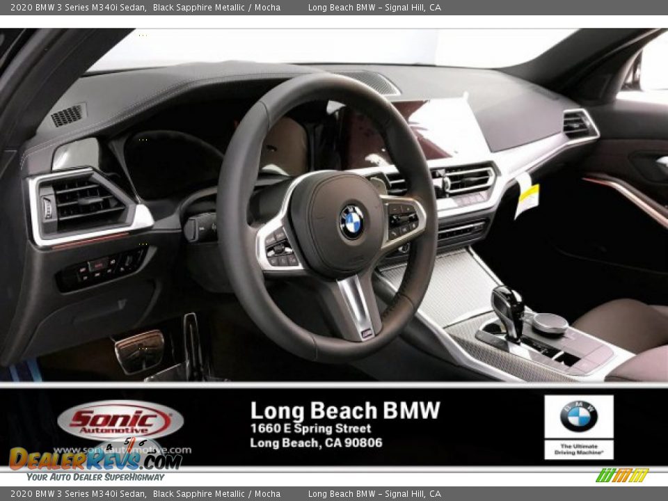 2020 BMW 3 Series M340i Sedan Black Sapphire Metallic / Mocha Photo #7