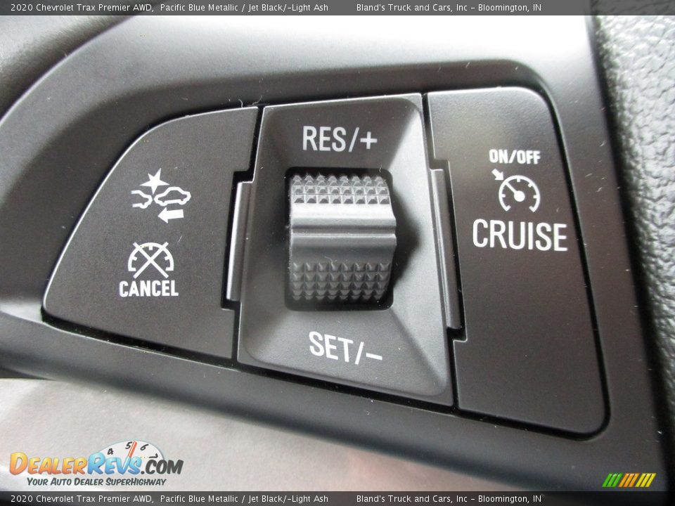 2020 Chevrolet Trax Premier AWD Pacific Blue Metallic / Jet Black/­Light Ash Photo #17