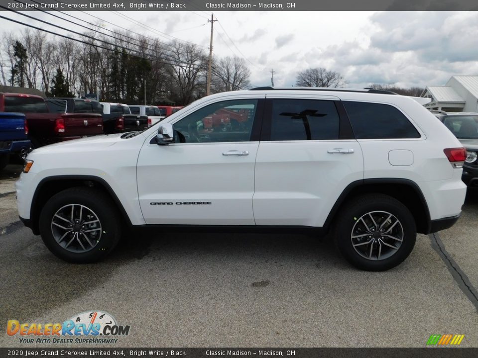 2020 Jeep Grand Cherokee Limited 4x4 Bright White / Black Photo #6