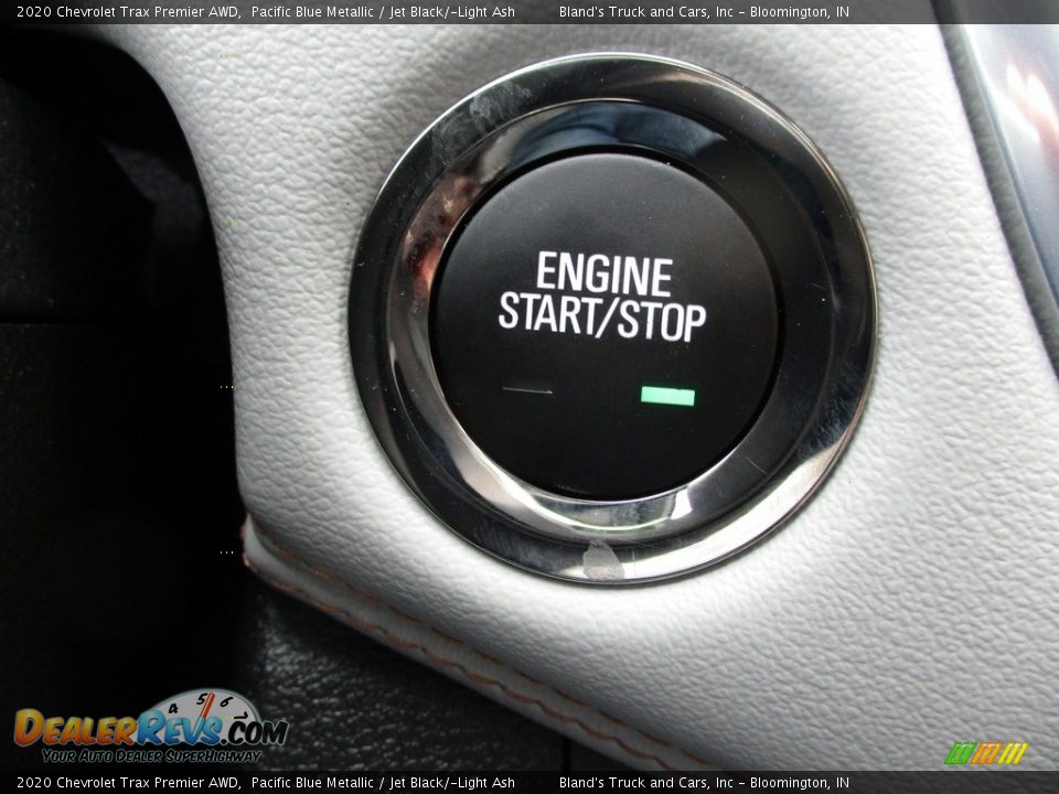 2020 Chevrolet Trax Premier AWD Pacific Blue Metallic / Jet Black/­Light Ash Photo #19