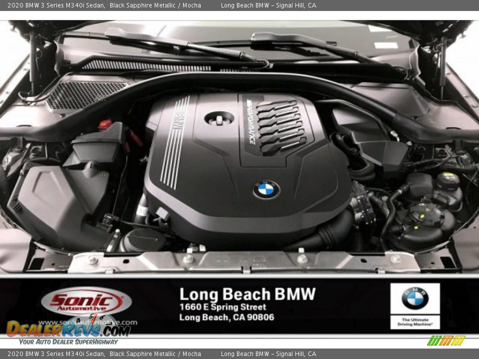2020 BMW 3 Series M340i Sedan Black Sapphire Metallic / Mocha Photo #10