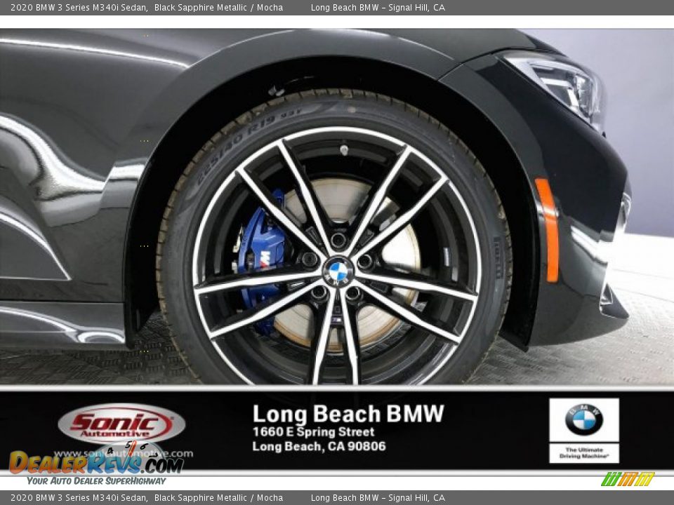 2020 BMW 3 Series M340i Sedan Black Sapphire Metallic / Mocha Photo #11