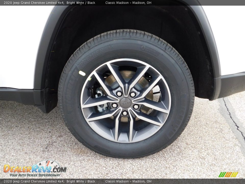 2020 Jeep Grand Cherokee Limited 4x4 Bright White / Black Photo #9