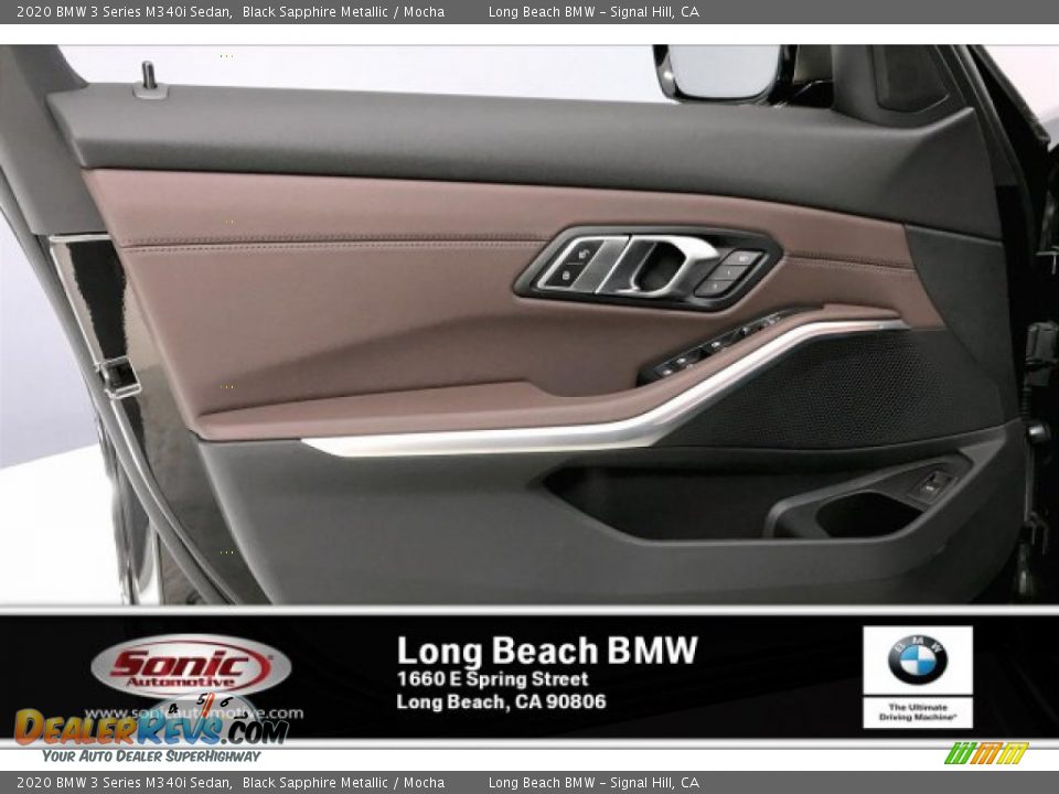 2020 BMW 3 Series M340i Sedan Black Sapphire Metallic / Mocha Photo #12