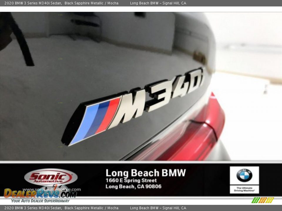 2020 BMW 3 Series M340i Sedan Black Sapphire Metallic / Mocha Photo #15
