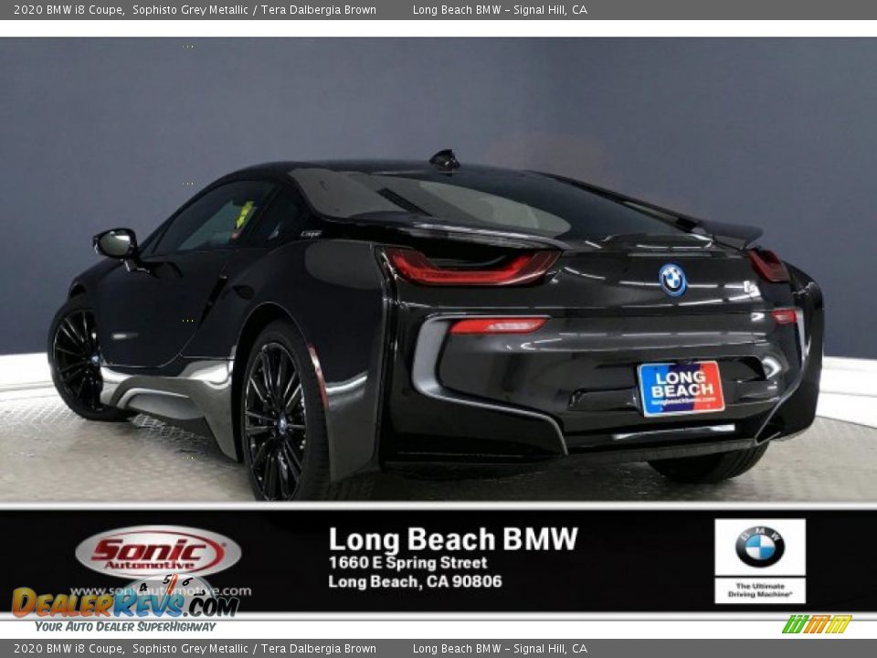 2020 BMW i8 Coupe Sophisto Grey Metallic / Tera Dalbergia Brown Photo #3