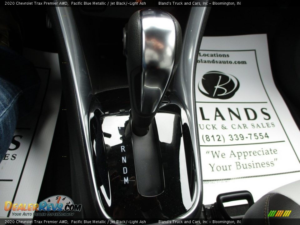2020 Chevrolet Trax Premier AWD Pacific Blue Metallic / Jet Black/­Light Ash Photo #26