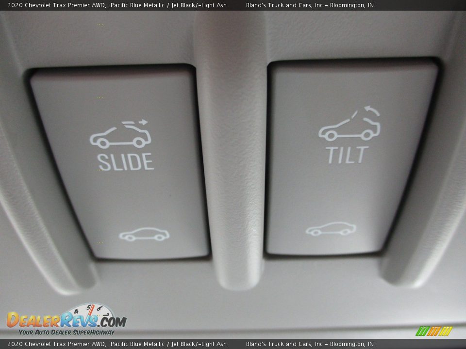 2020 Chevrolet Trax Premier AWD Pacific Blue Metallic / Jet Black/­Light Ash Photo #28