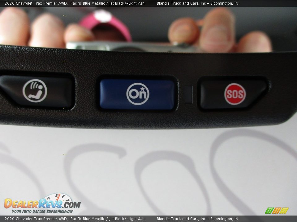 2020 Chevrolet Trax Premier AWD Pacific Blue Metallic / Jet Black/­Light Ash Photo #30