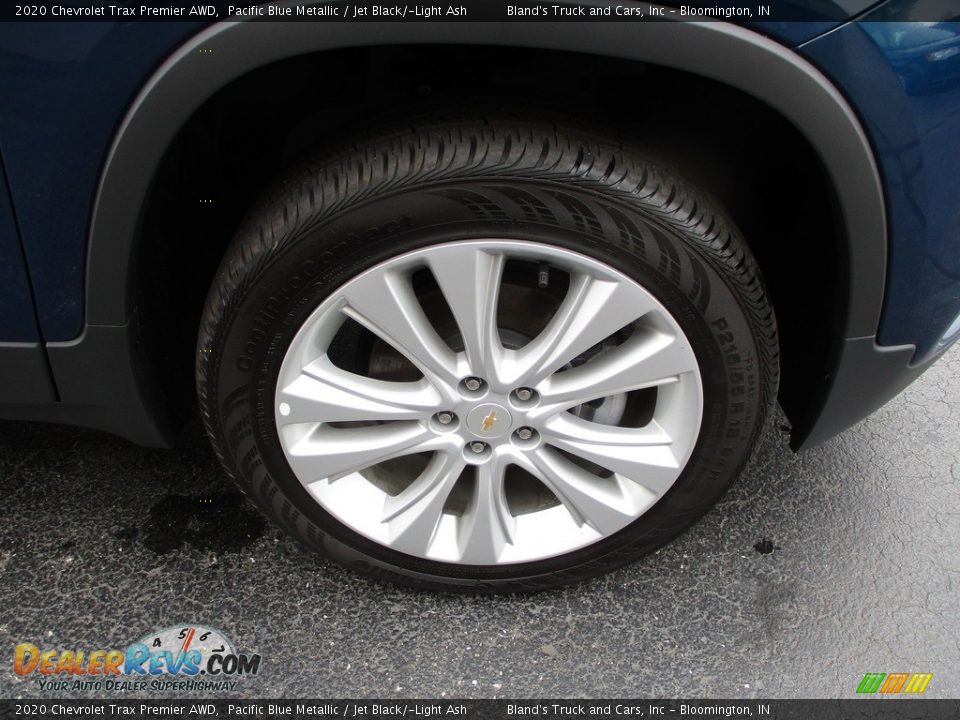 2020 Chevrolet Trax Premier AWD Pacific Blue Metallic / Jet Black/­Light Ash Photo #32