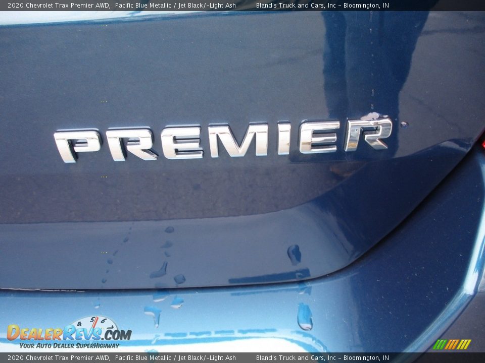 2020 Chevrolet Trax Premier AWD Pacific Blue Metallic / Jet Black/­Light Ash Photo #34
