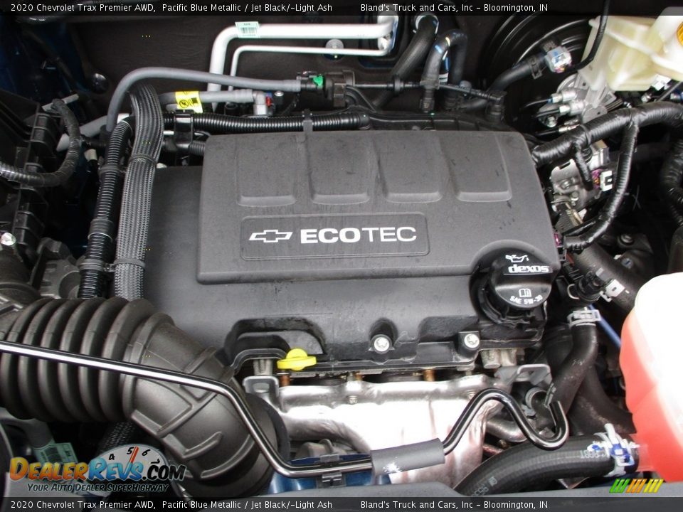 2020 Chevrolet Trax Premier AWD Pacific Blue Metallic / Jet Black/­Light Ash Photo #36