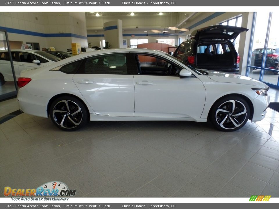 2020 Honda Accord Sport Sedan Platinum White Pearl / Black Photo #4