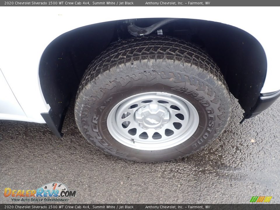 2020 Chevrolet Silverado 1500 WT Crew Cab 4x4 Summit White / Jet Black Photo #2